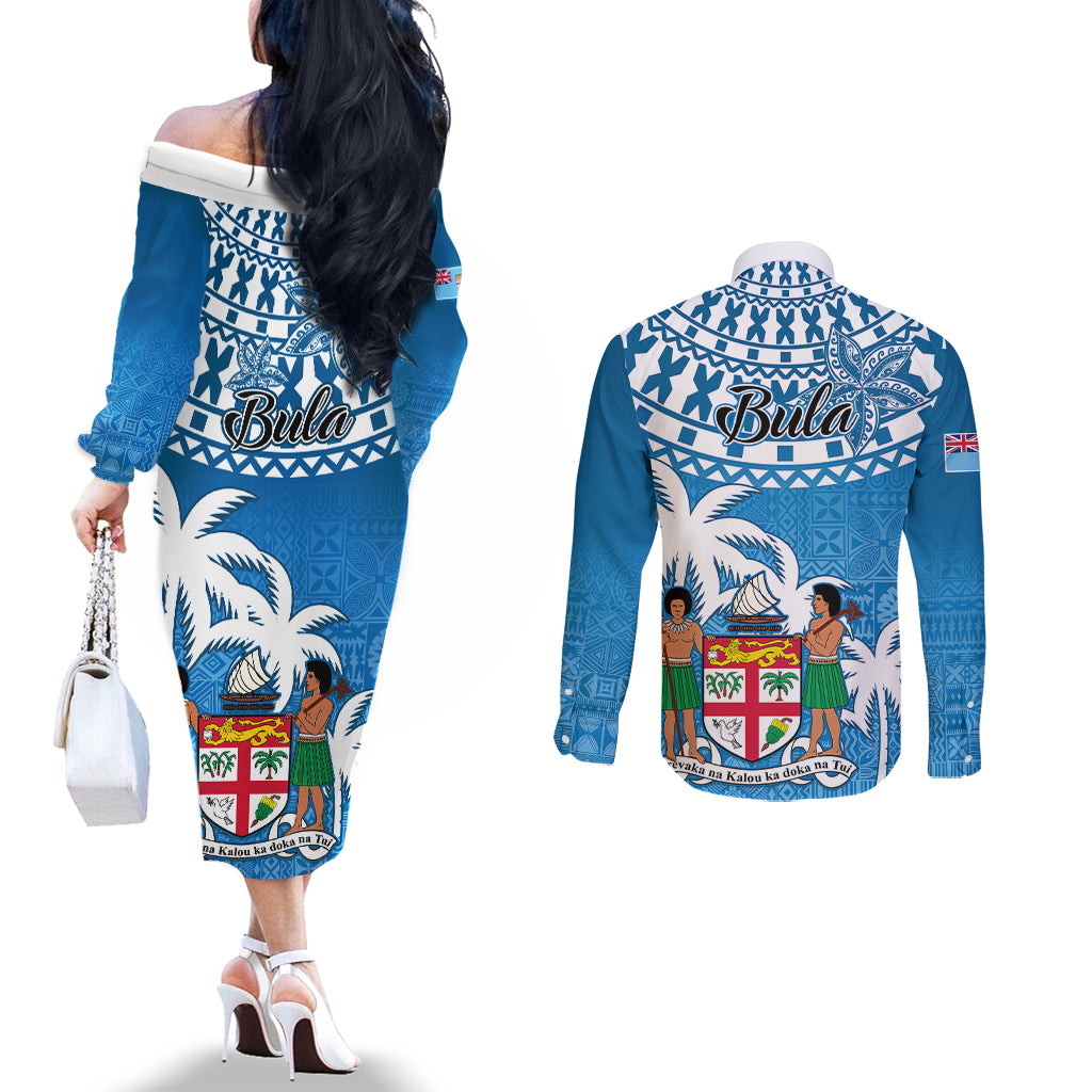 fiji-couples-matching-off-the-shoulder-long-sleeve-dress-and-long-sleeve-button-shirts-bula-fijian-tapa-pattern
