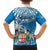 Fiji Family Matching Off Shoulder Long Sleeve Dress and Hawaiian Shirt Bula Fijian Tapa Pattern - Wonder Print Shop