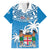 Fiji Family Matching Off Shoulder Long Sleeve Dress and Hawaiian Shirt Bula Fijian Tapa Pattern - Wonder Print Shop
