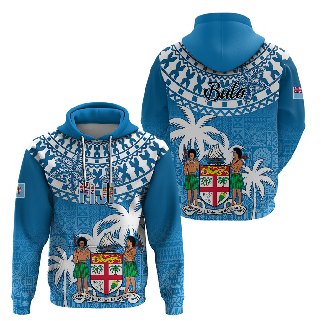 Fiji Hoodie Bula Fijian Tapa Pattern - Wonder Print Shop
