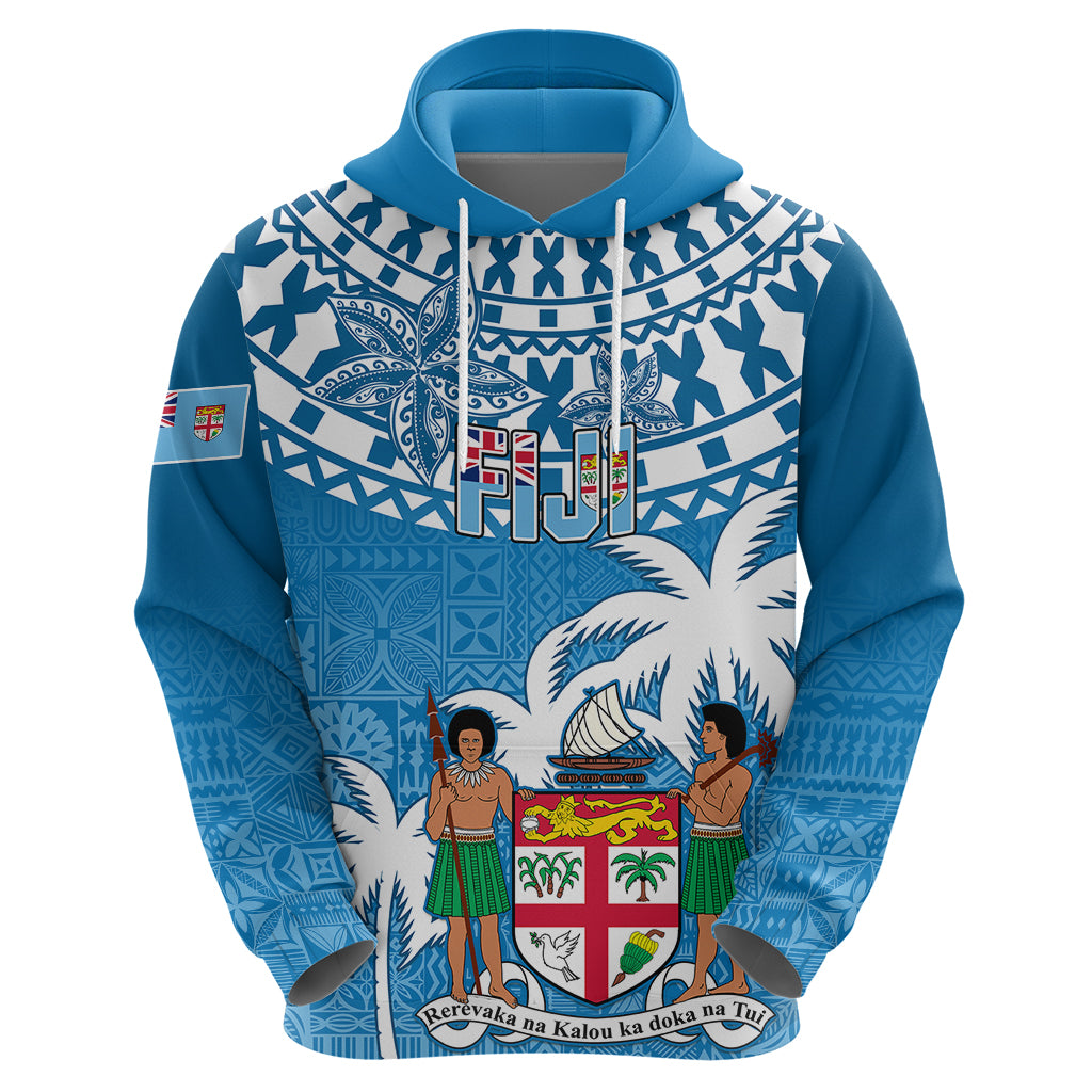 Fiji Hoodie Bula Fijian Tapa Pattern - Wonder Print Shop