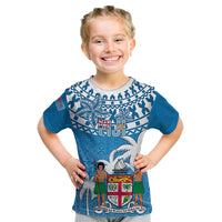 Fiji Kid T Shirt Bula Fijian Tapa Pattern - Wonder Print Shop
