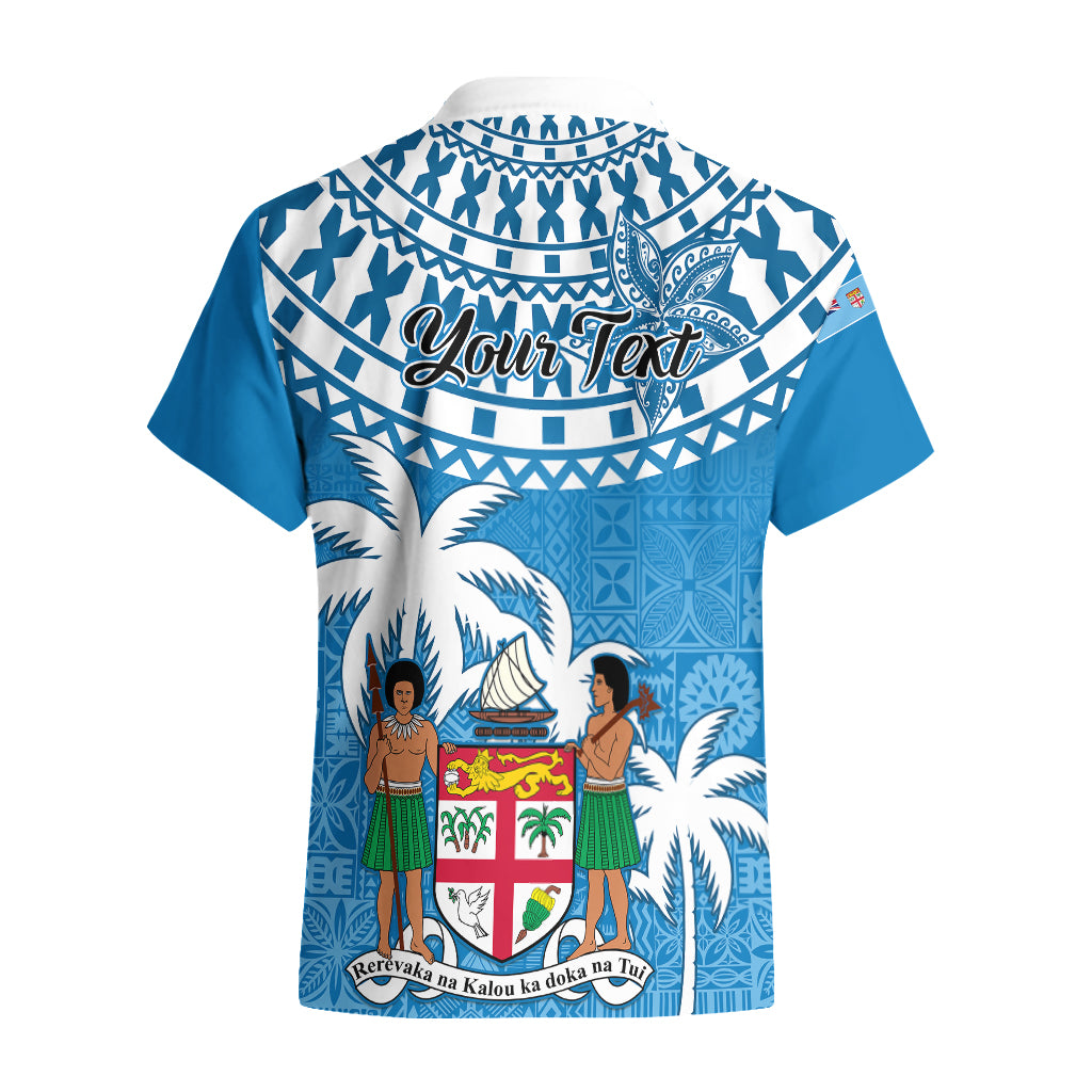 Personalised Fiji Hawaiian Shirt Bula Fijian Tapa Pattern - Wonder Print Shop