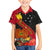 Papua New Guinea Kid Hawaiian Shirt Bird Of Paradise With Tropical Flower - Wonder Print Shop