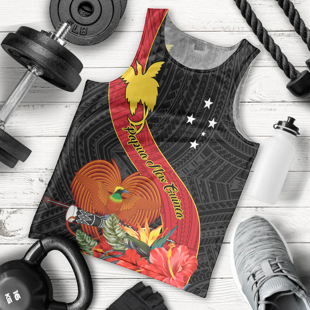 papua-new-guinea-men-tank-top-bird-of-paradise-with-tropical-flower