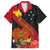 Personalised Papua New Guinea Kid Hawaiian Shirt Bird Of Paradise With Tropical Flower - Wonder Print Shop