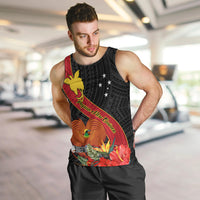 personalised-papua-new-guinea-men-tank-top-bird-of-paradise-with-tropical-flower