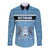 Botswana Long Sleeve Button Shirt Tswana Pula African Pattern - Wonder Print Shop