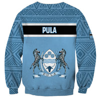 Botswana Sweatshirt Tswana Pula African Pattern - Wonder Print Shop