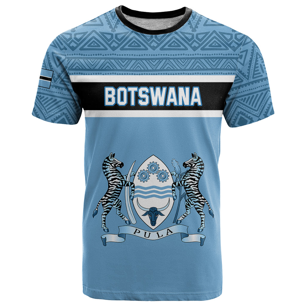 Botswana T Shirt Tswana Pula African Pattern - Wonder Print Shop