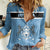 Personalised Botswana Women Casual Shirt Tswana Pula African Pattern - Wonder Print Shop