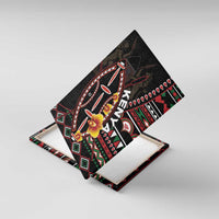 Kenya Canvas Wall Art Jamhuri ya Kenya Shield - Wonder Print Shop