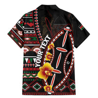 Personalized Kenya Family Matching Mermaid Dress and Hawaiian Shirt Jamhuri ya Kenya Shield - Wonder Print Shop