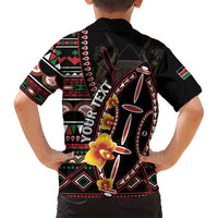 Personalized Kenya Kid Hawaiian Shirt Jamhuri ya Kenya Shield - Wonder Print Shop