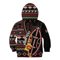 Personalized Kenya Kid Hoodie Jamhuri ya Kenya Shield - Wonder Print Shop