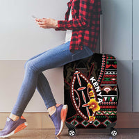 Kenya Luggage Cover Jamhuri ya Kenya Shield - Wonder Print Shop