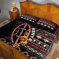 Kenya Quilt Bed Set Jamhuri ya Kenya Shield - Wonder Print Shop