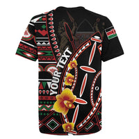 Personalized Kenya Rugby Jersey Jamhuri ya Kenya Shield - Wonder Print Shop