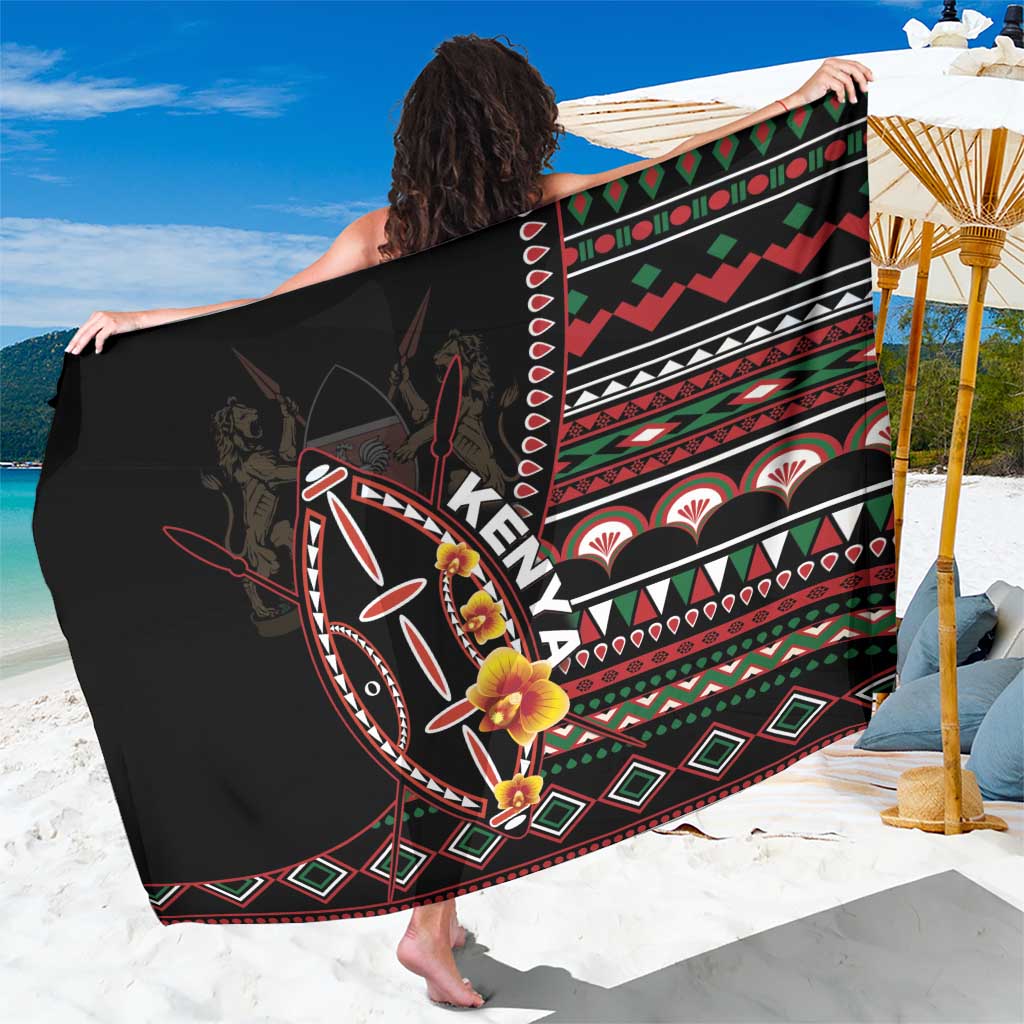Kenya Sarong Jamhuri ya Kenya Shield - Wonder Print Shop