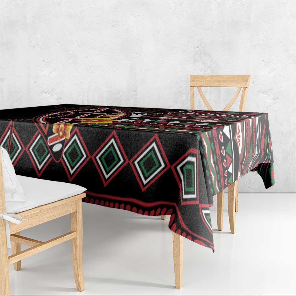 Kenya Tablecloth Jamhuri ya Kenya Shield - Wonder Print Shop
