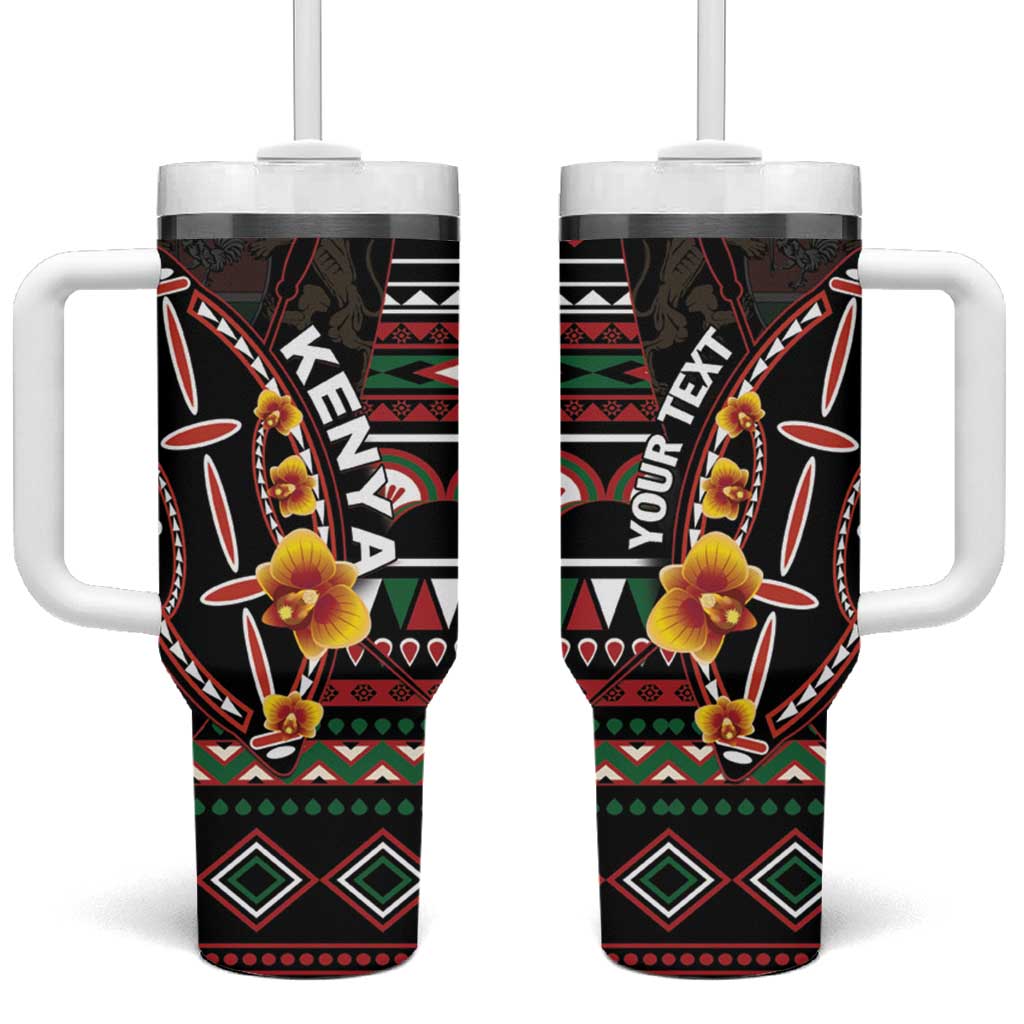 Personalized Kenya Tumbler With Handle Jamhuri ya Kenya Shield - Wonder Print Shop