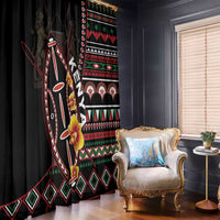 Kenya Window Curtain Jamhuri ya Kenya Shield - Wonder Print Shop