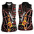 Personalized Kenya Women Sleeveless Polo Shirt Jamhuri ya Kenya Shield - Wonder Print Shop