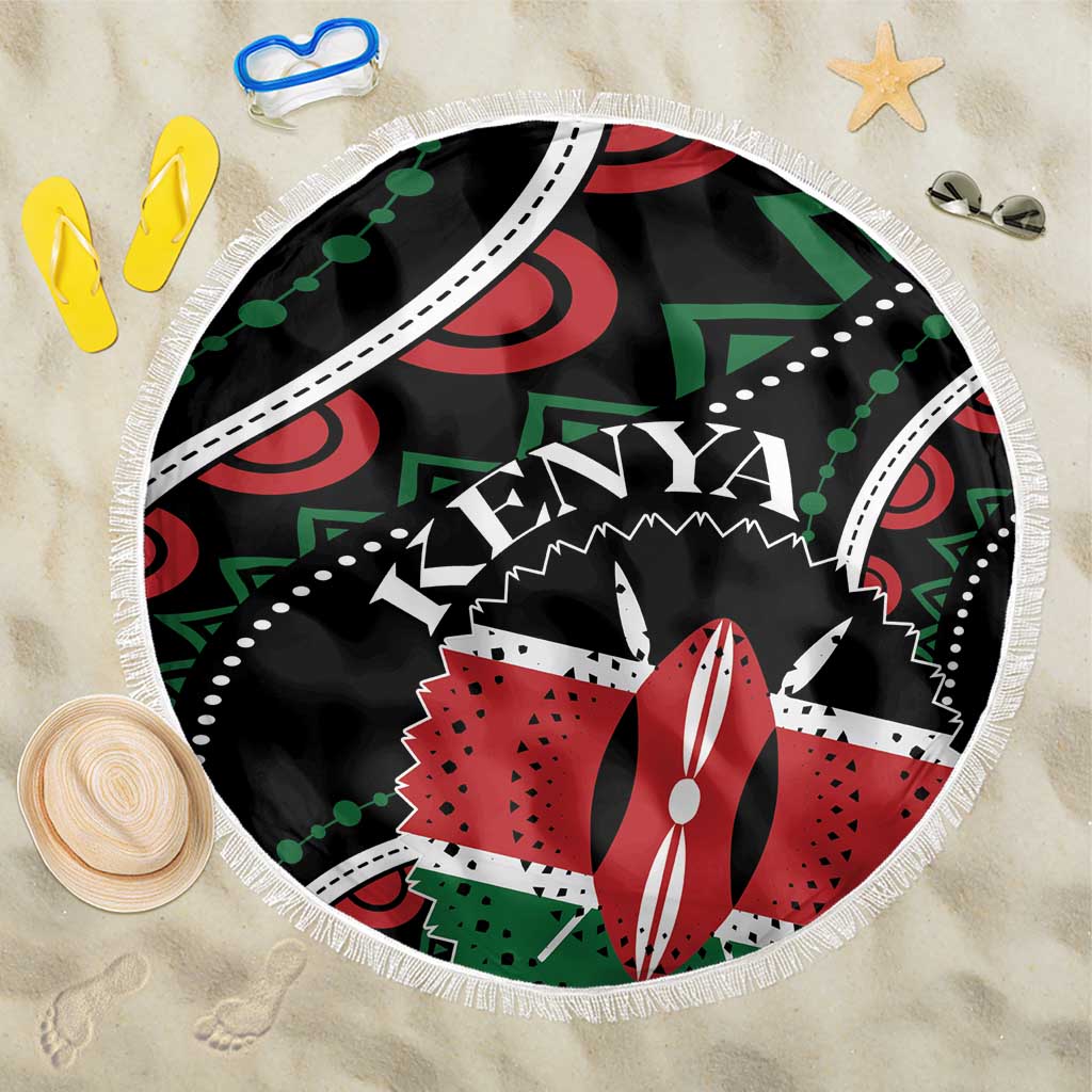 Kenya Beach Blanket Harambee African Pattern - Wonder Print Shop