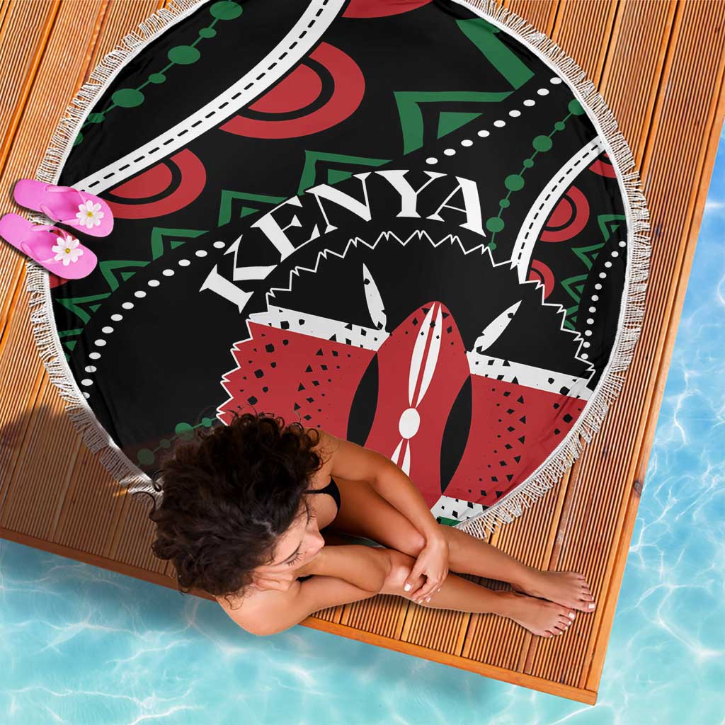 Kenya Beach Blanket Harambee African Pattern - Wonder Print Shop