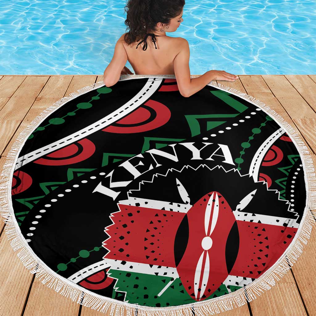 Kenya Beach Blanket Harambee African Pattern - Wonder Print Shop