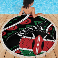 Kenya Beach Blanket Harambee African Pattern - Wonder Print Shop