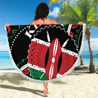 Kenya Beach Blanket Harambee African Pattern - Wonder Print Shop