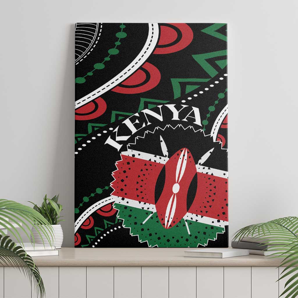 Kenya Canvas Wall Art Harambee African Pattern - Wonder Print Shop