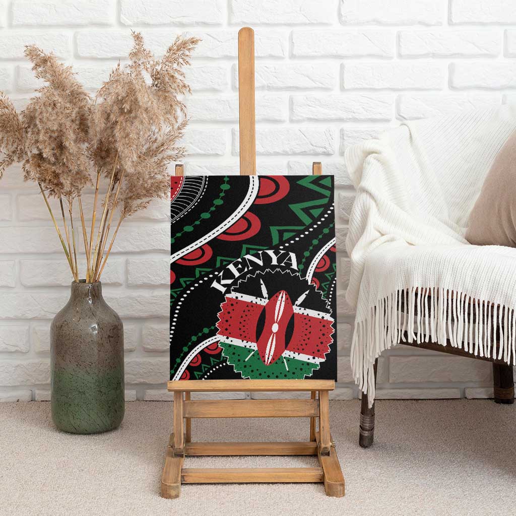 Kenya Canvas Wall Art Harambee African Pattern - Wonder Print Shop