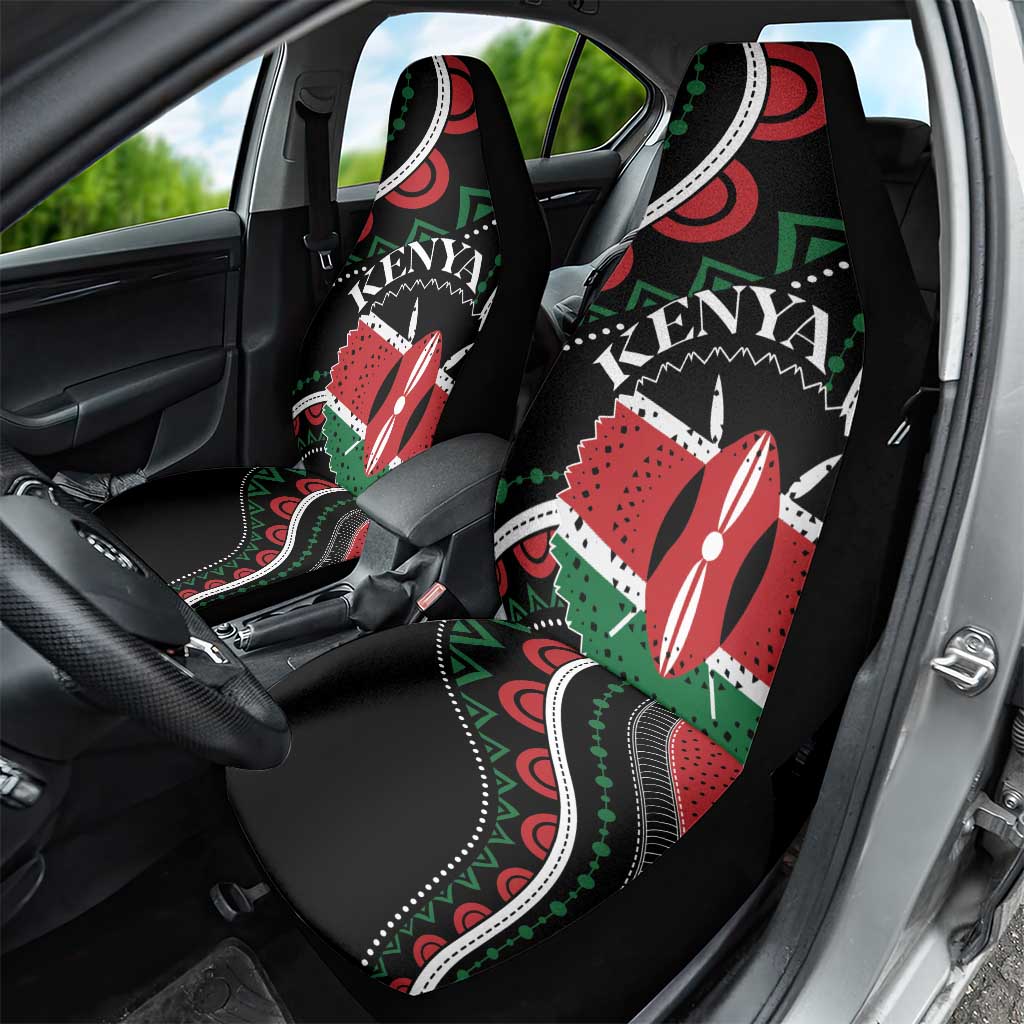 Kenya Car Seat Cover Harambee African Pattern - Wonder Print Shop