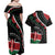 Personalized Kenya Couples Matching Off Shoulder Maxi Dress and Hawaiian Shirt Harambee African Pattern - Wonder Print Shop