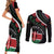 Personalized Kenya Couples Matching Short Sleeve Bodycon Dress and Long Sleeve Button Shirt Harambee African Pattern - Wonder Print Shop
