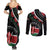 Personalized Kenya Couples Matching Summer Maxi Dress and Long Sleeve Button Shirt Harambee African Pattern - Wonder Print Shop