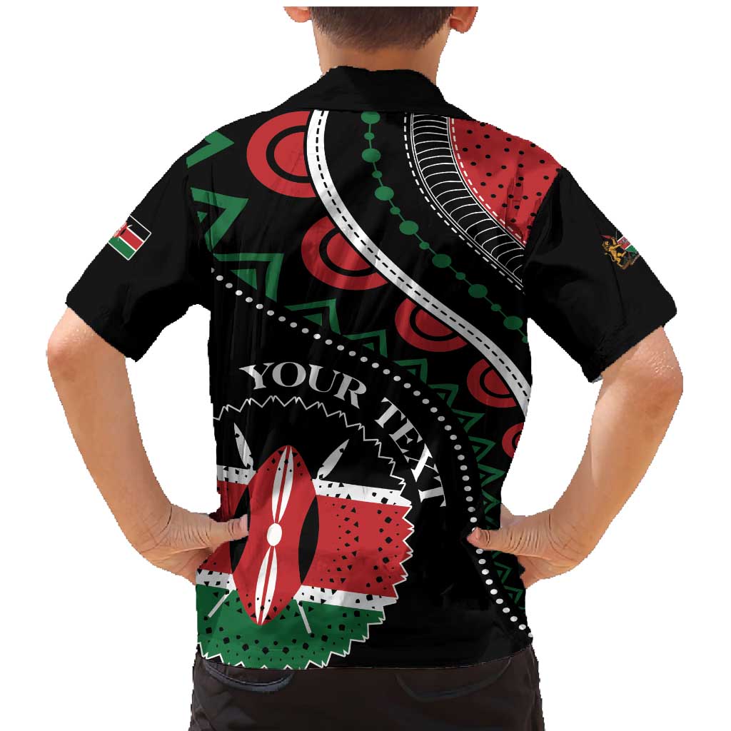 Personalized Kenya Family Matching Mermaid Dress and Hawaiian Shirt Harambee African Pattern - Wonder Print Shop