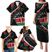 Personalized Kenya Family Matching Puletasi and Hawaiian Shirt Harambee African Pattern - Wonder Print Shop