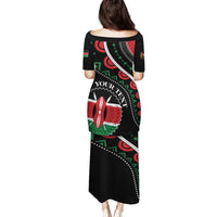 Personalized Kenya Family Matching Puletasi and Hawaiian Shirt Harambee African Pattern - Wonder Print Shop