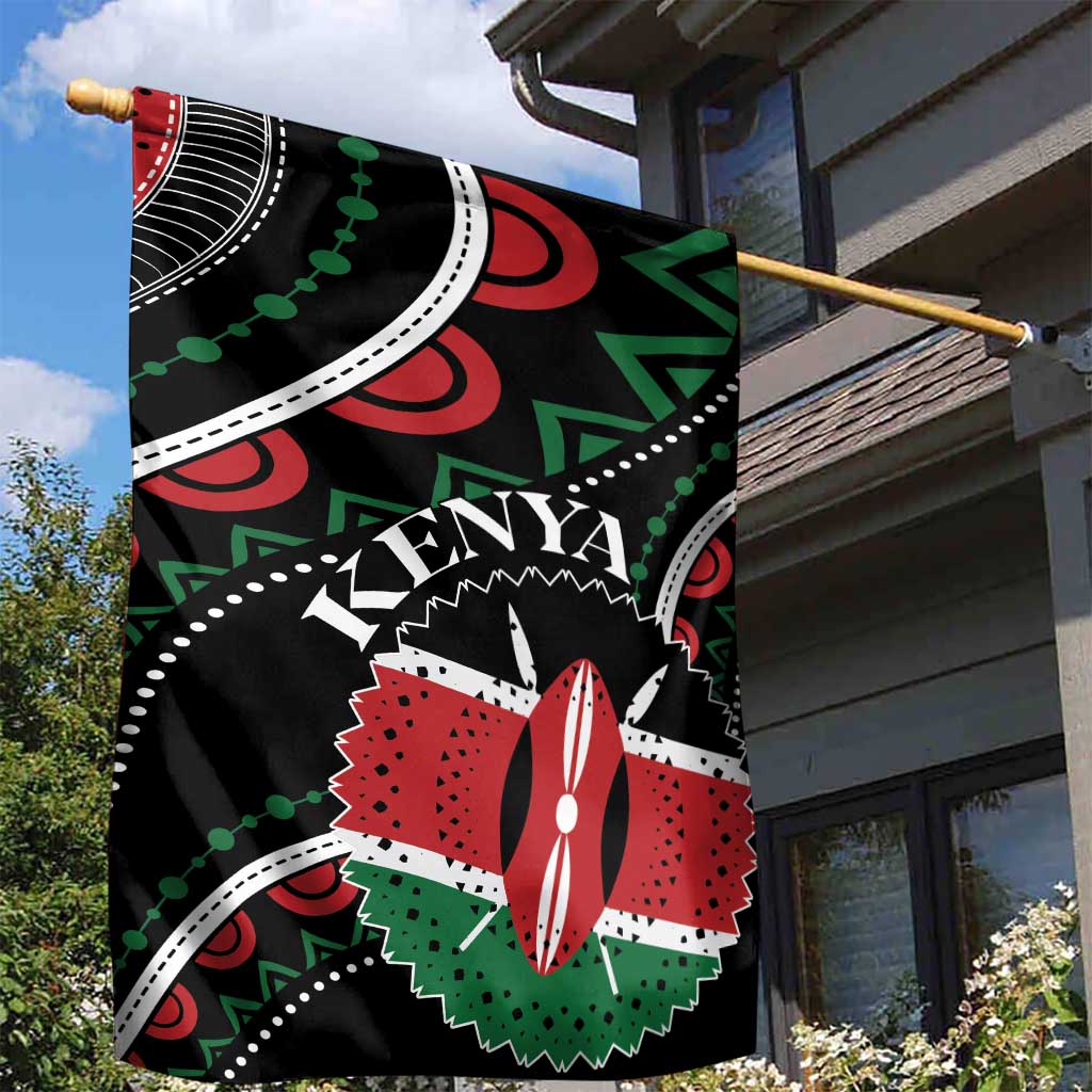 Kenya Garden Flag Harambee African Pattern - Wonder Print Shop