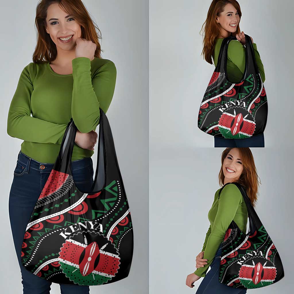 Kenya Grocery Bag Harambee African Pattern