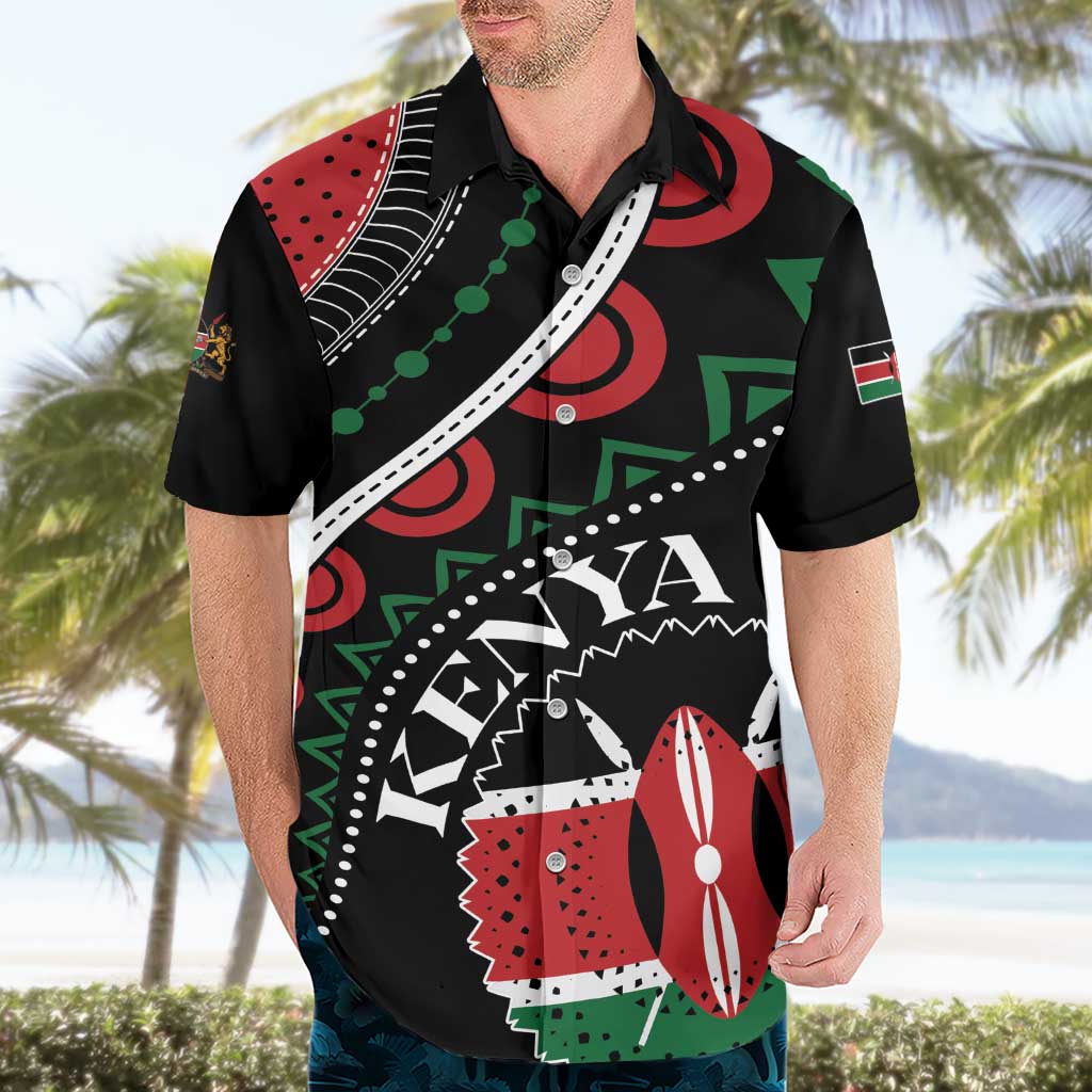 Personalized Kenya Hawaiian Shirt Harambee African Pattern - Wonder Print Shop
