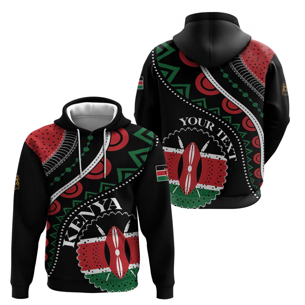 Personalized Kenya Hoodie Harambee African Pattern - Wonder Print Shop