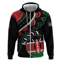 Personalized Kenya Hoodie Harambee African Pattern - Wonder Print Shop