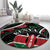 Kenya Round Carpet Harambee African Pattern