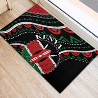 Kenya Rubber Doormat Harambee African Pattern - Wonder Print Shop