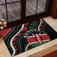 Kenya Rubber Doormat Harambee African Pattern - Wonder Print Shop
