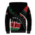 Personalized Kenya Sherpa Hoodie Harambee African Pattern - Wonder Print Shop